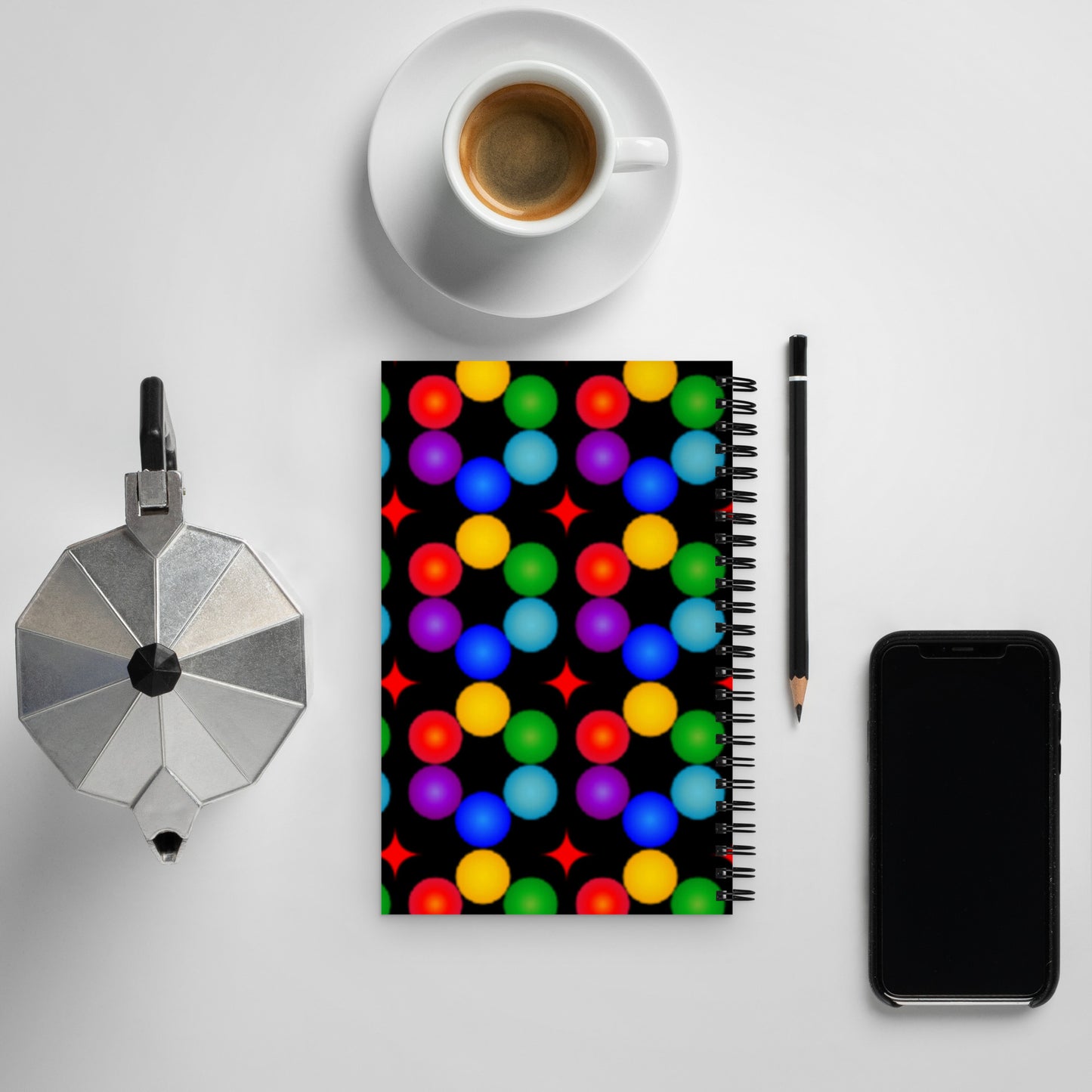 Spiral notebook black