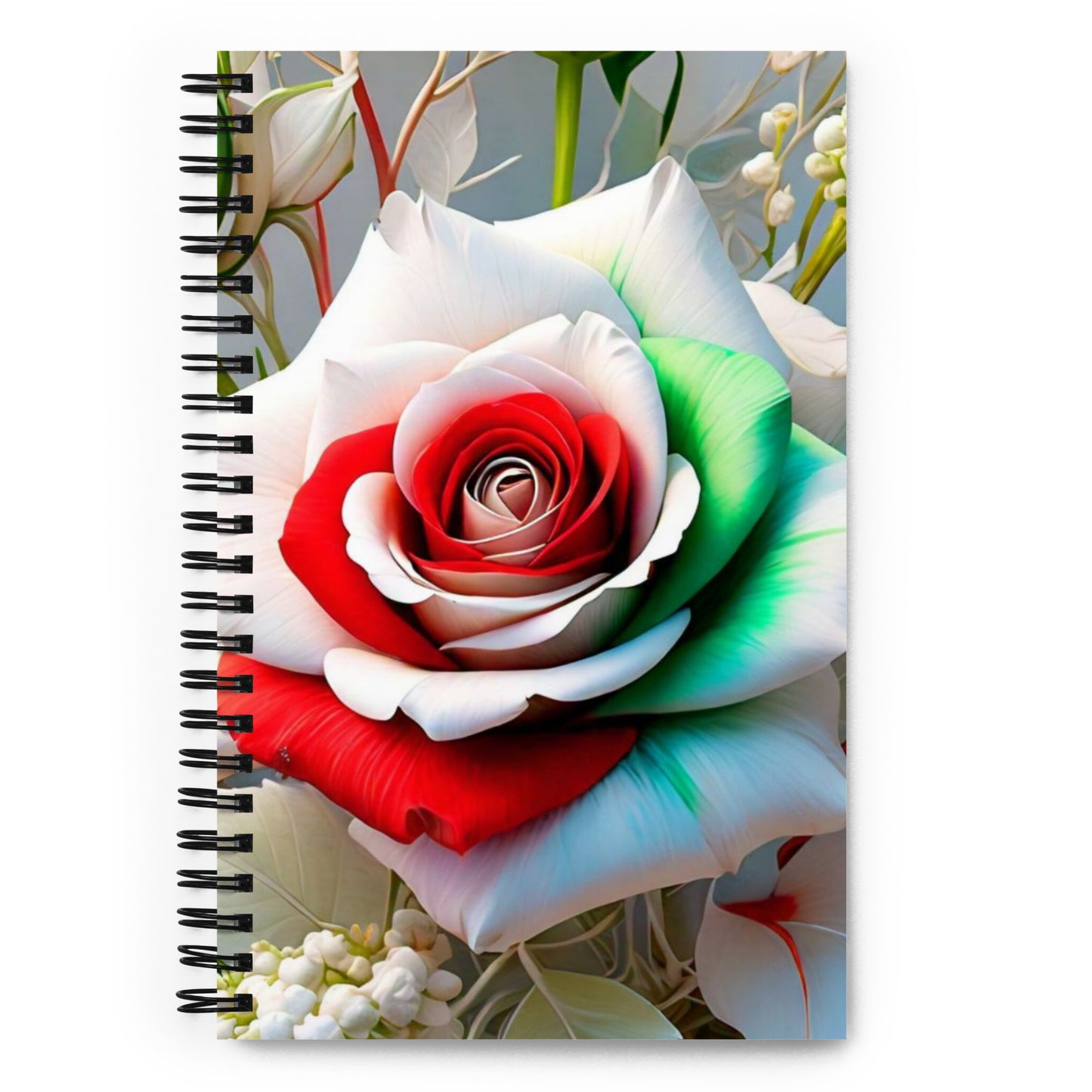 Spiral notebook rose for work