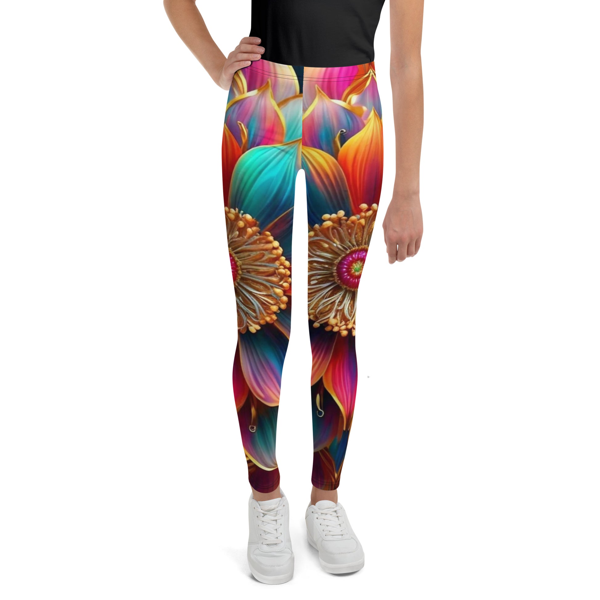 Youth Leggings floralpattern