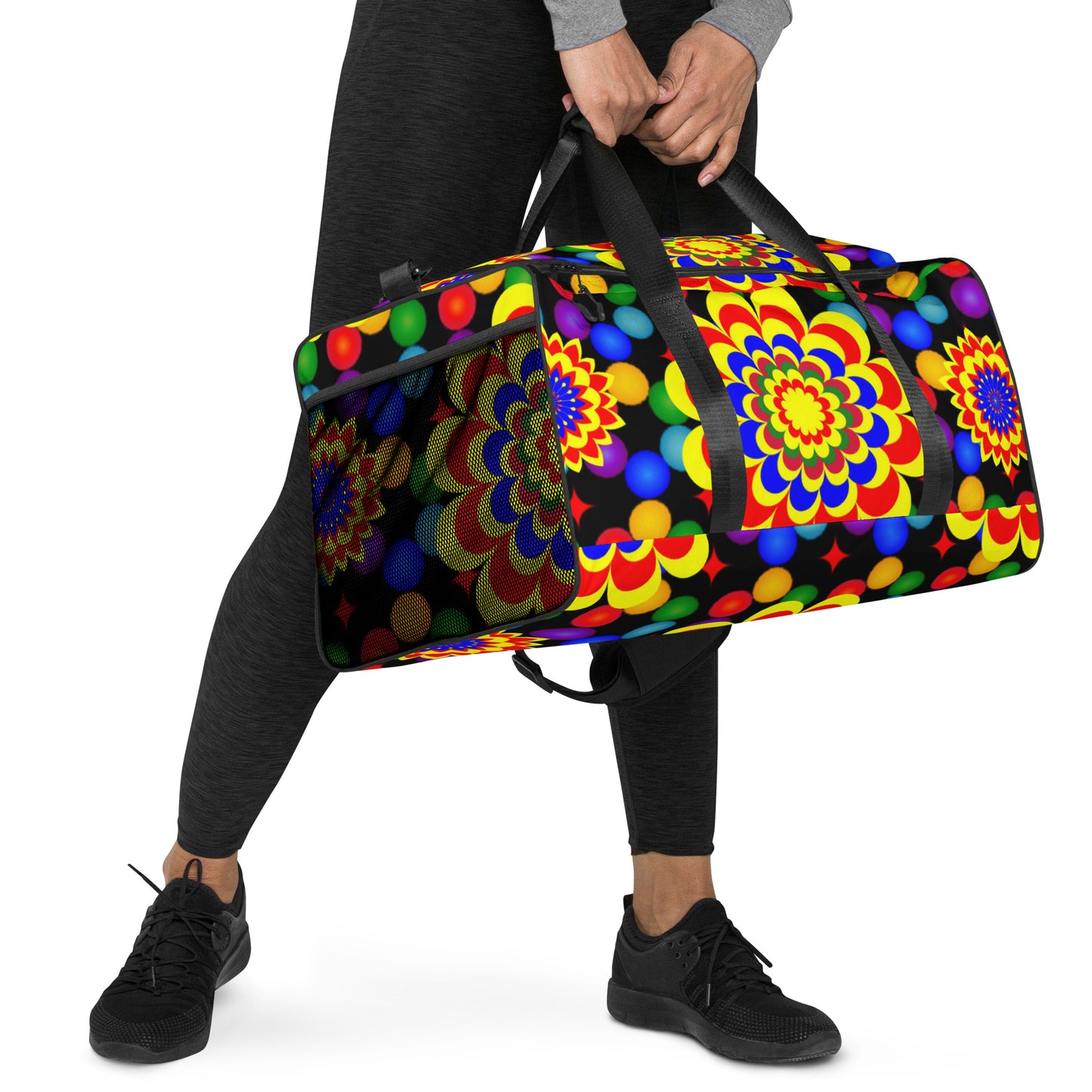 dufflebag with luxury pattern