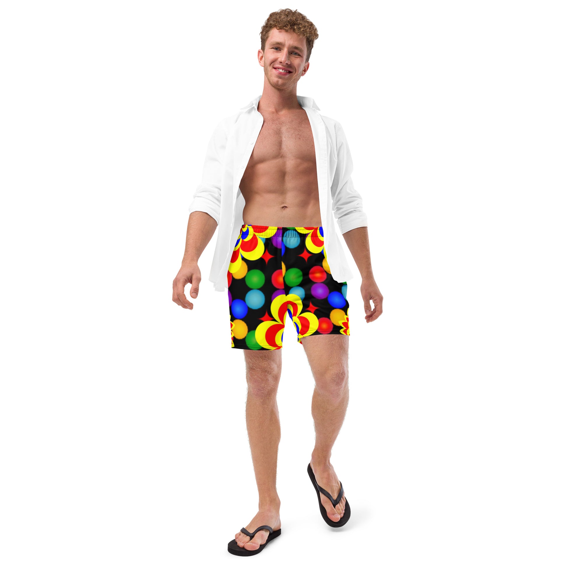 floral Swim Trunks