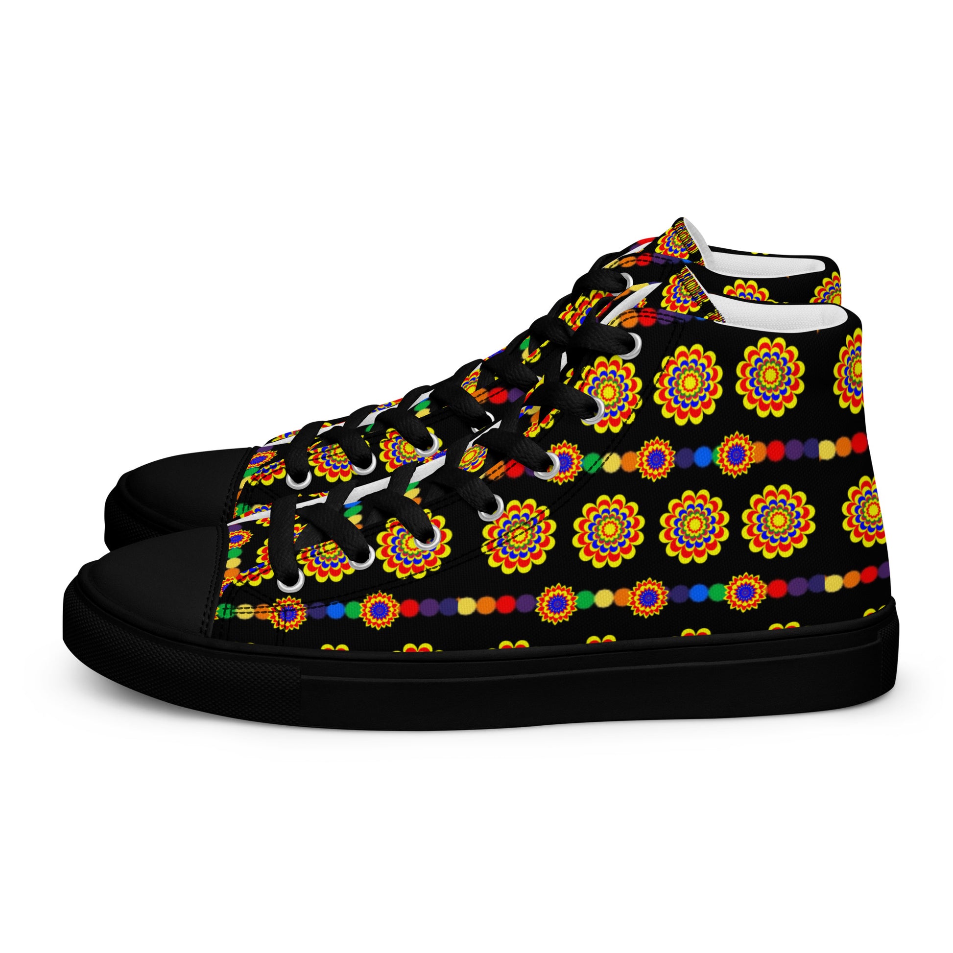 luxury high top canvas shoes mens