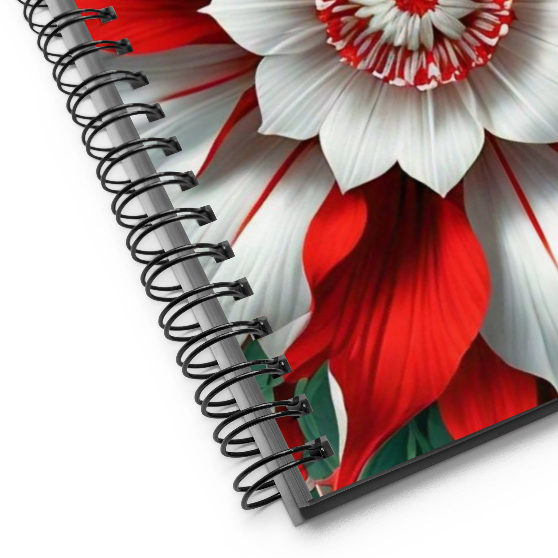 spiral notebook  floral